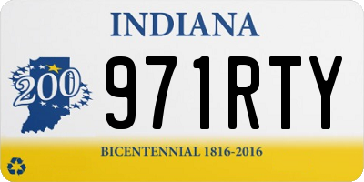 IN license plate 971RTY
