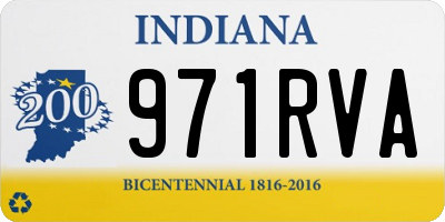 IN license plate 971RVA