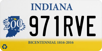 IN license plate 971RVE