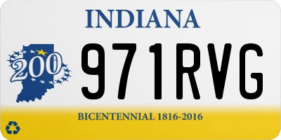 IN license plate 971RVG