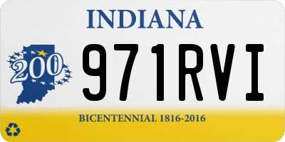 IN license plate 971RVI