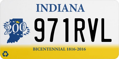 IN license plate 971RVL