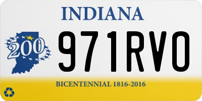 IN license plate 971RVO