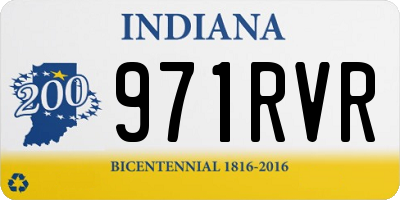 IN license plate 971RVR
