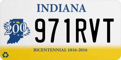 IN license plate 971RVT