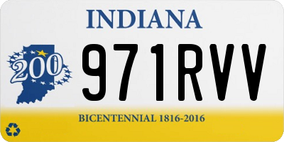 IN license plate 971RVV