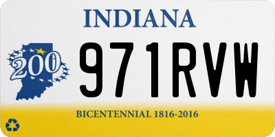 IN license plate 971RVW