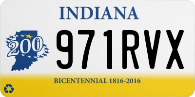 IN license plate 971RVX