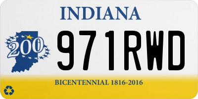 IN license plate 971RWD