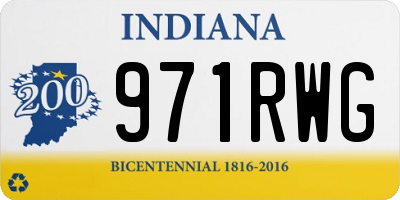IN license plate 971RWG