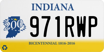 IN license plate 971RWP