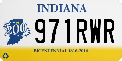 IN license plate 971RWR