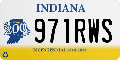 IN license plate 971RWS