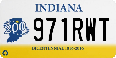 IN license plate 971RWT