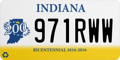 IN license plate 971RWW