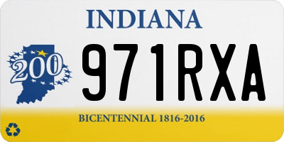 IN license plate 971RXA