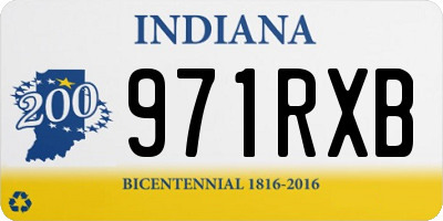 IN license plate 971RXB