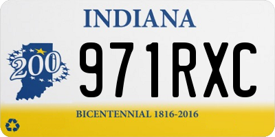 IN license plate 971RXC