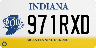 IN license plate 971RXD