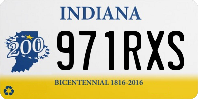 IN license plate 971RXS