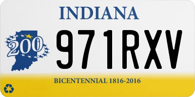 IN license plate 971RXV
