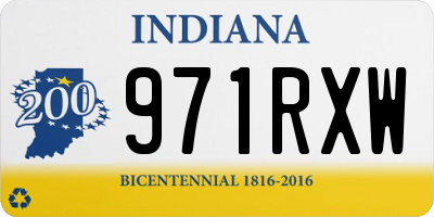 IN license plate 971RXW