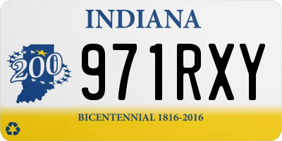 IN license plate 971RXY