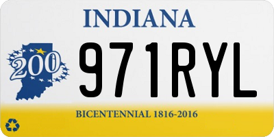 IN license plate 971RYL