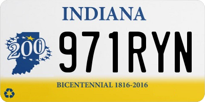 IN license plate 971RYN
