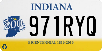 IN license plate 971RYQ