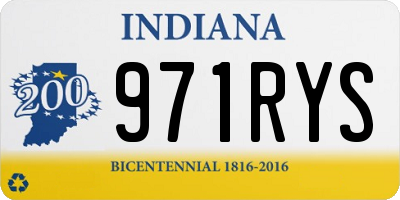 IN license plate 971RYS