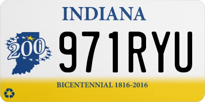 IN license plate 971RYU