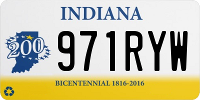 IN license plate 971RYW