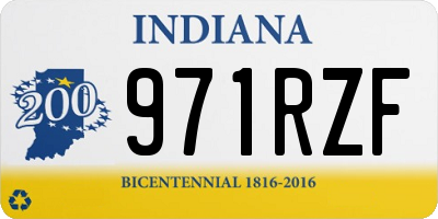IN license plate 971RZF