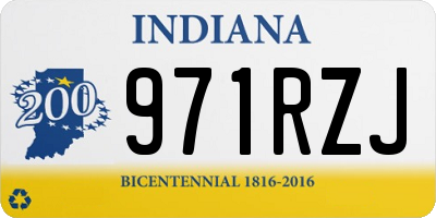 IN license plate 971RZJ