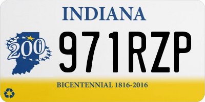 IN license plate 971RZP