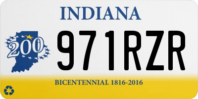 IN license plate 971RZR
