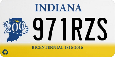 IN license plate 971RZS