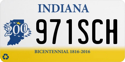 IN license plate 971SCH