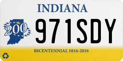 IN license plate 971SDY