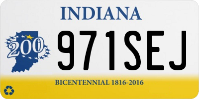IN license plate 971SEJ