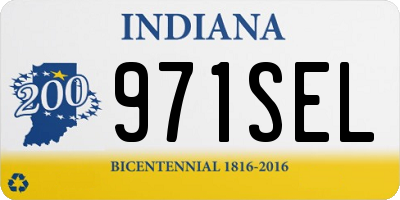 IN license plate 971SEL