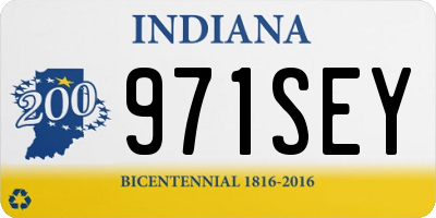IN license plate 971SEY