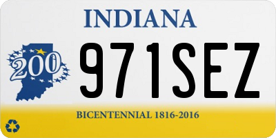IN license plate 971SEZ
