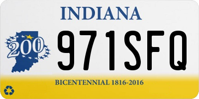 IN license plate 971SFQ
