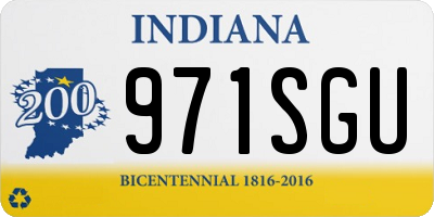 IN license plate 971SGU