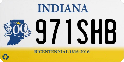 IN license plate 971SHB