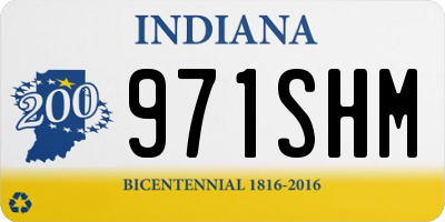 IN license plate 971SHM