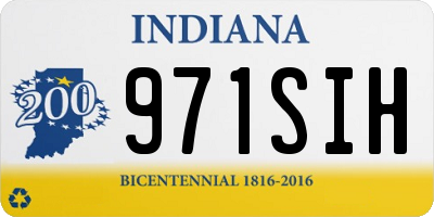 IN license plate 971SIH