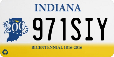 IN license plate 971SIY